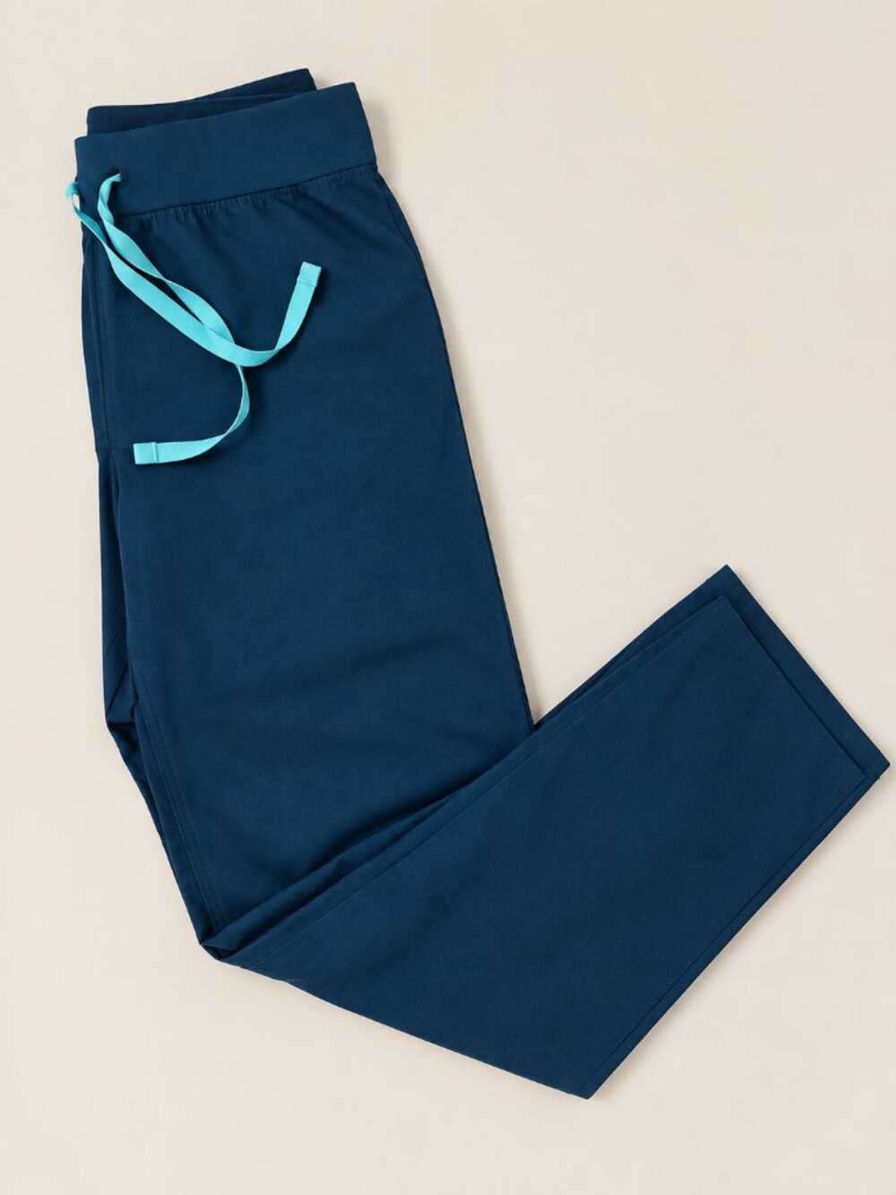 FIGS Medium Tall Caribbean Blue Livingston Scrub Pants